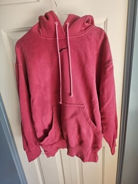 Nike Hot Pink Hooded Sweatshirt, Unisex